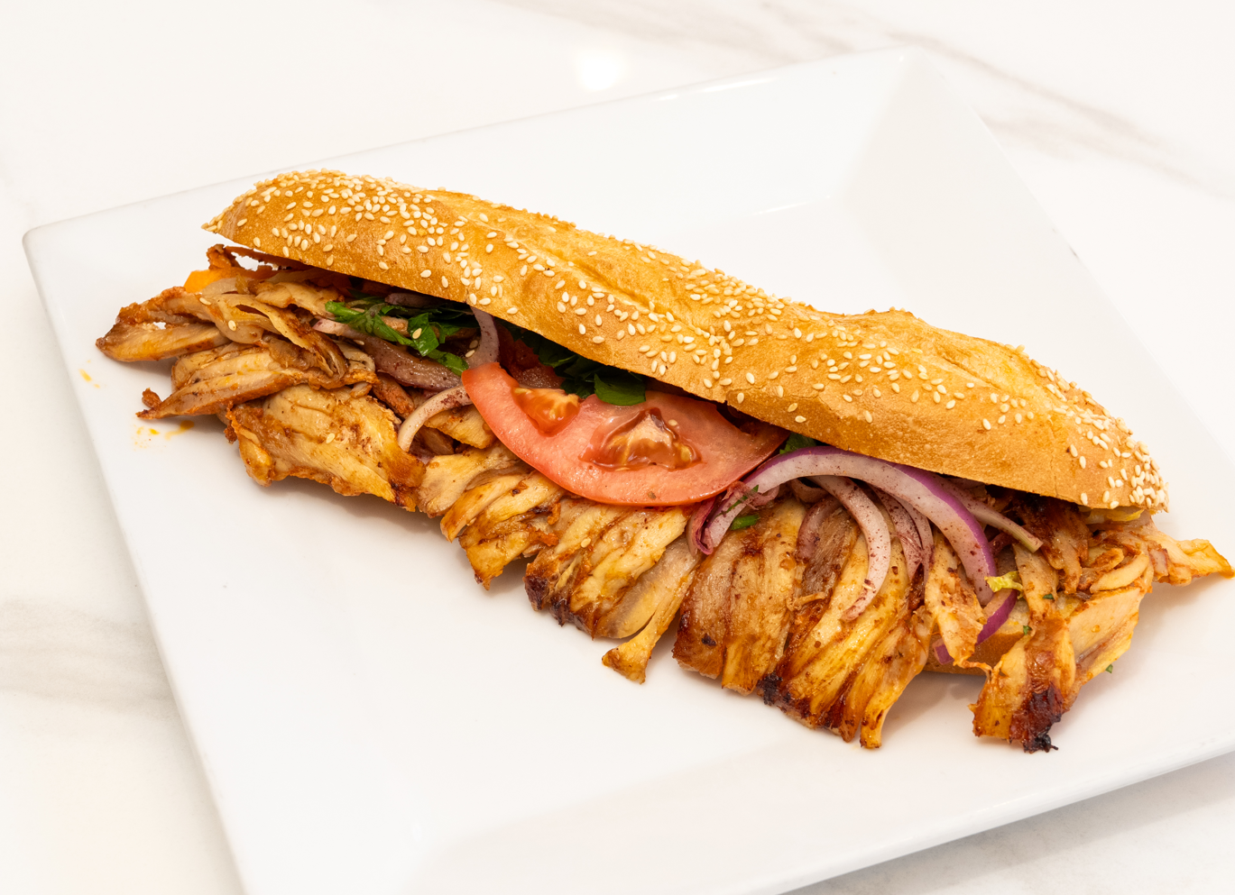Grilled Chicken Doner Sandwich
