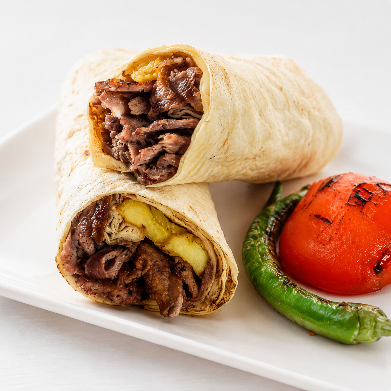 Grilled Beef Doner Wrap