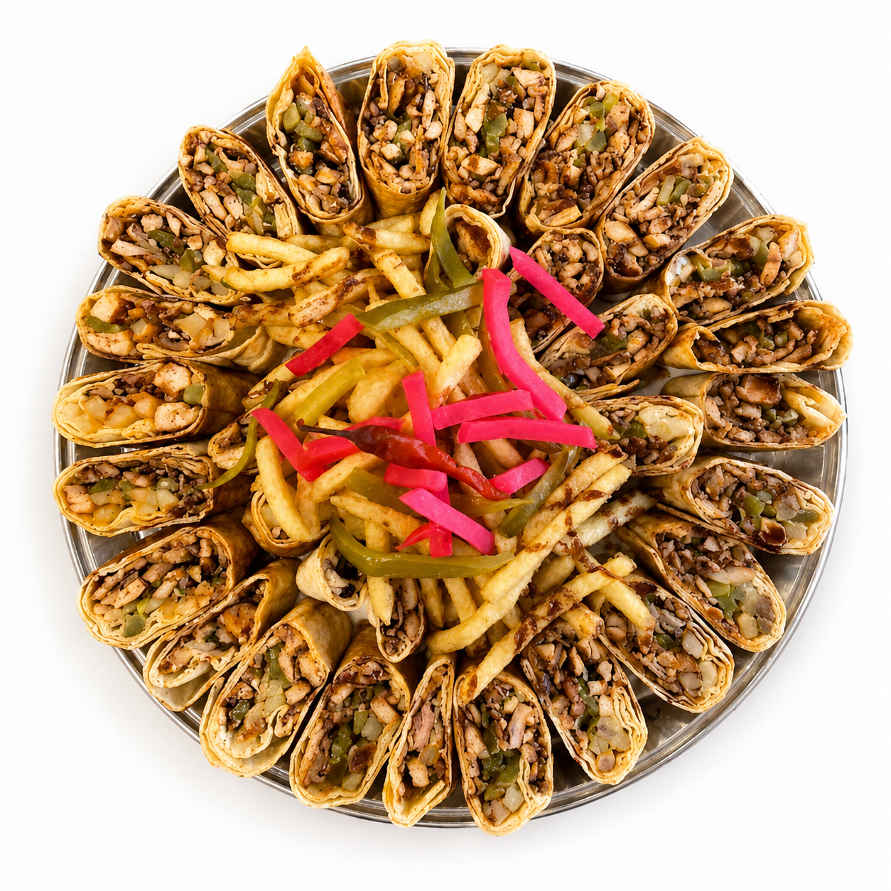 Beef & Lamb Shawarma Family Plate for 4 Persons